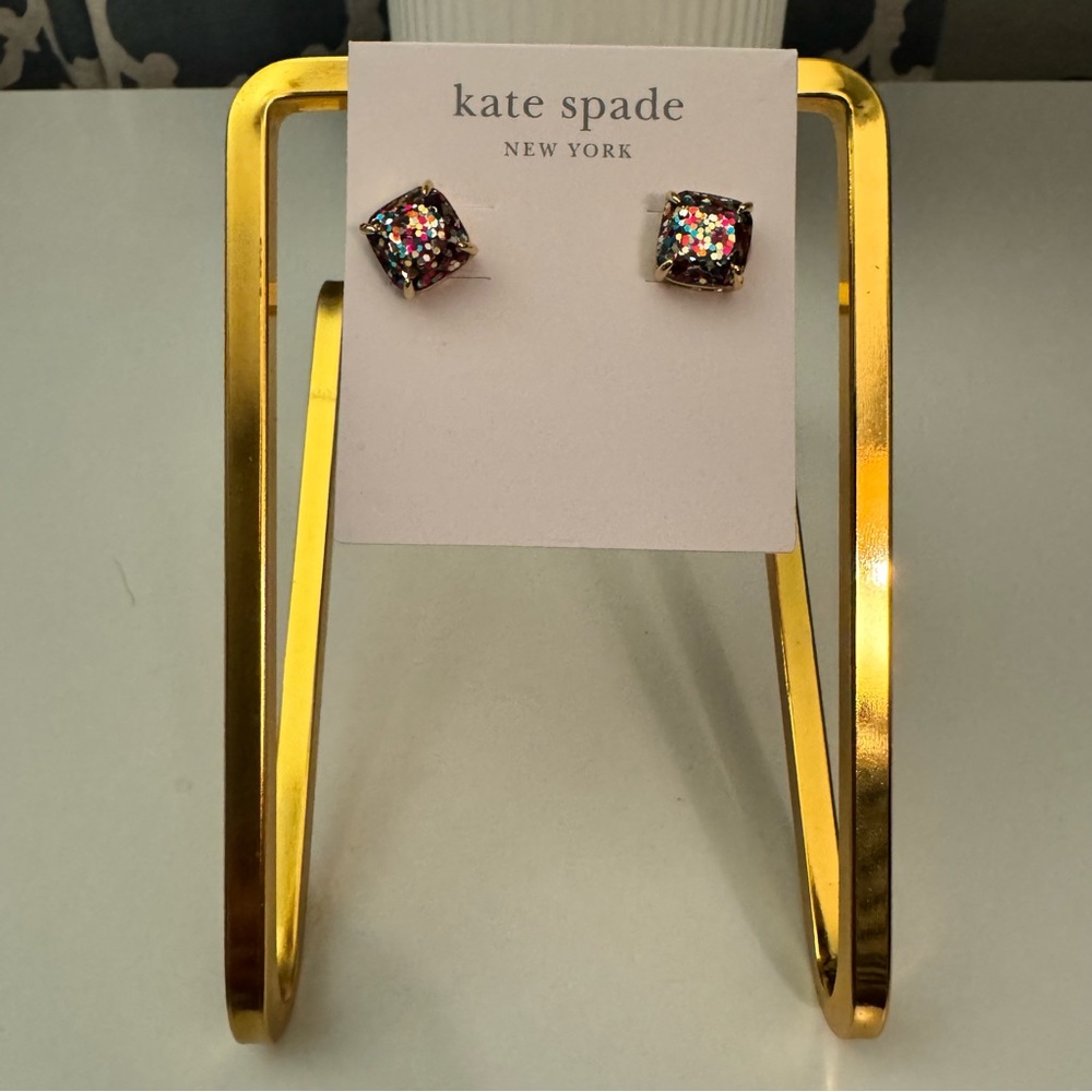 NWT Kate Spade ♠️ New York Mini Small Square Studs Earrings